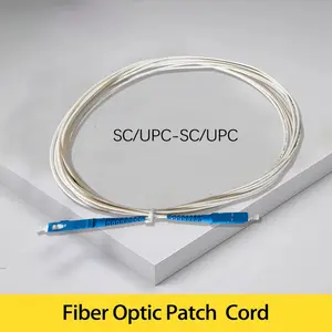 5M/10M Fiber Optic Cable  SC/UPC-SC/UPC 2.0mm Single Mode Indoor Extension Cable Simplex Converter Fibre Optics Patch Cord
