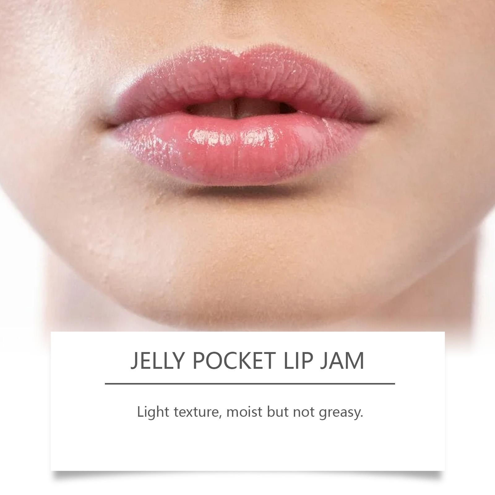 Moisturizing Glossy Lipstick Jar - Hydrates and locks in moisture, long-lasting and non-drying, gentle on skin, for a crystal-clear red lip look. Moisturizer