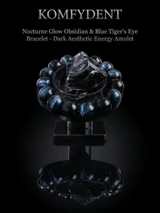 Tiger Eye Men's Beaded Bracelet 10mm Stainless Steel Adjustable Daily Wear Durable Accessory