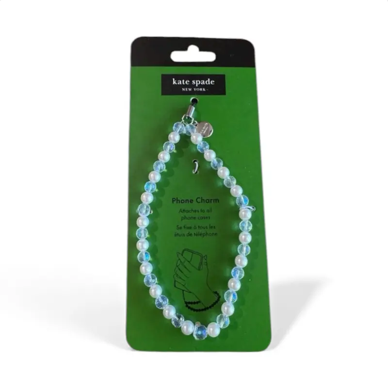 Kate Spade Phone Charm Strap Wristlet, Crystal Pearl Beaded - Rock Candy