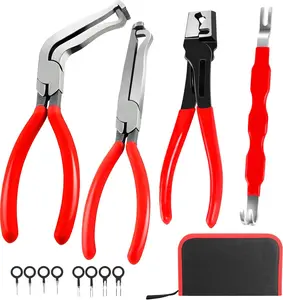 Pack of 5 Electrical Disconnect Pliers for Cars, Electrical Connector Separator Tool and Automotive Electrical Connector Disconnect Pliers,Fuel Line Petrol Clip