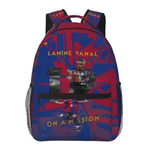 Large Capacity Soccer2026 Travel Backpack Durable Laptop 2026 World Football Backpack Carry On Spanish Players Anime Backpack Cute Cartoon Casual Daypack Anniversaries & Holiday Gifts