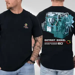 Detroit Diesel Series 60 T-Shirt, Vintage Truck Engine Mechanic Graphic Tee, Gift for Truck Enthusiasts, Gift for Diesel Fans, Gift for Mechanics