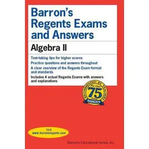 USED-Barron's Regents Exams and Answers: Algebra II by Rubenstein, Gary M. (Paperback)