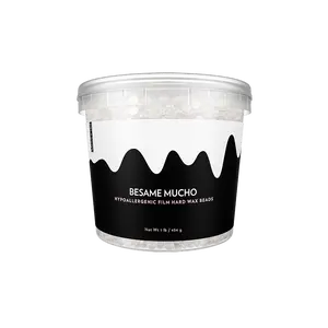 Besame Mucho Clear Hypoallergenic Vegan Film Hard Wax Beads - 1 Lb