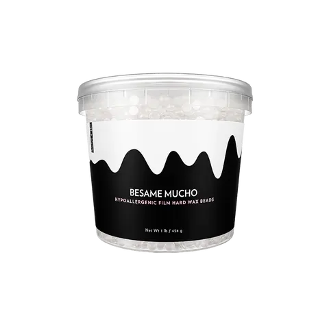 Besame Mucho Clear Hypoallergenic Vegan Film Hard Wax Beads - 1 Lb