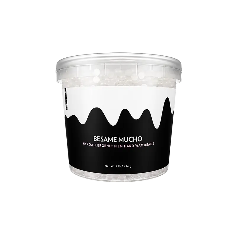 Besame Mucho Clear Hypoallergenic Vegan Film Hard Wax Beads - 1 Lb