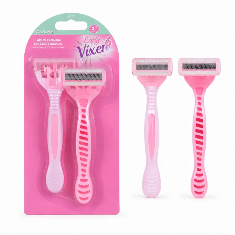 CYA Women’s Stainless Steel Razor - Smooth, Gentle, Lightweight Portable Body Hair Removal Shaver for Legs, Body Care (Sports & Outdoor Protective Gear Accessory)
