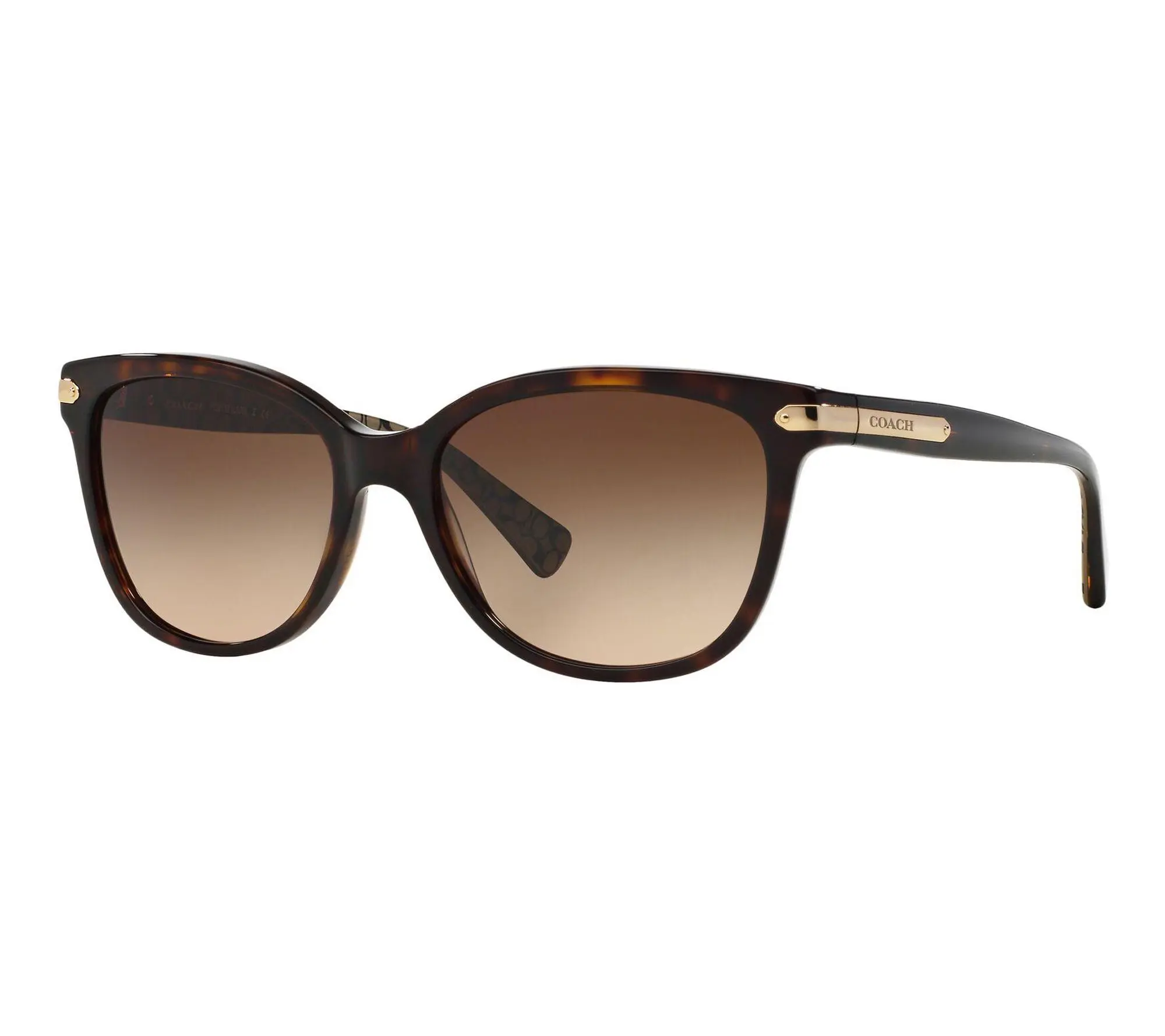 Coach Women's Cat Eye Sunglasses - Havana/Brown