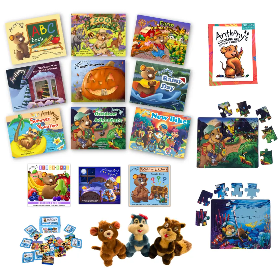 Anthony's Adventures IMAGINATION BUNDLE - SAVE OVER $60! ONE OF EVERYTHING! Collector's Edition