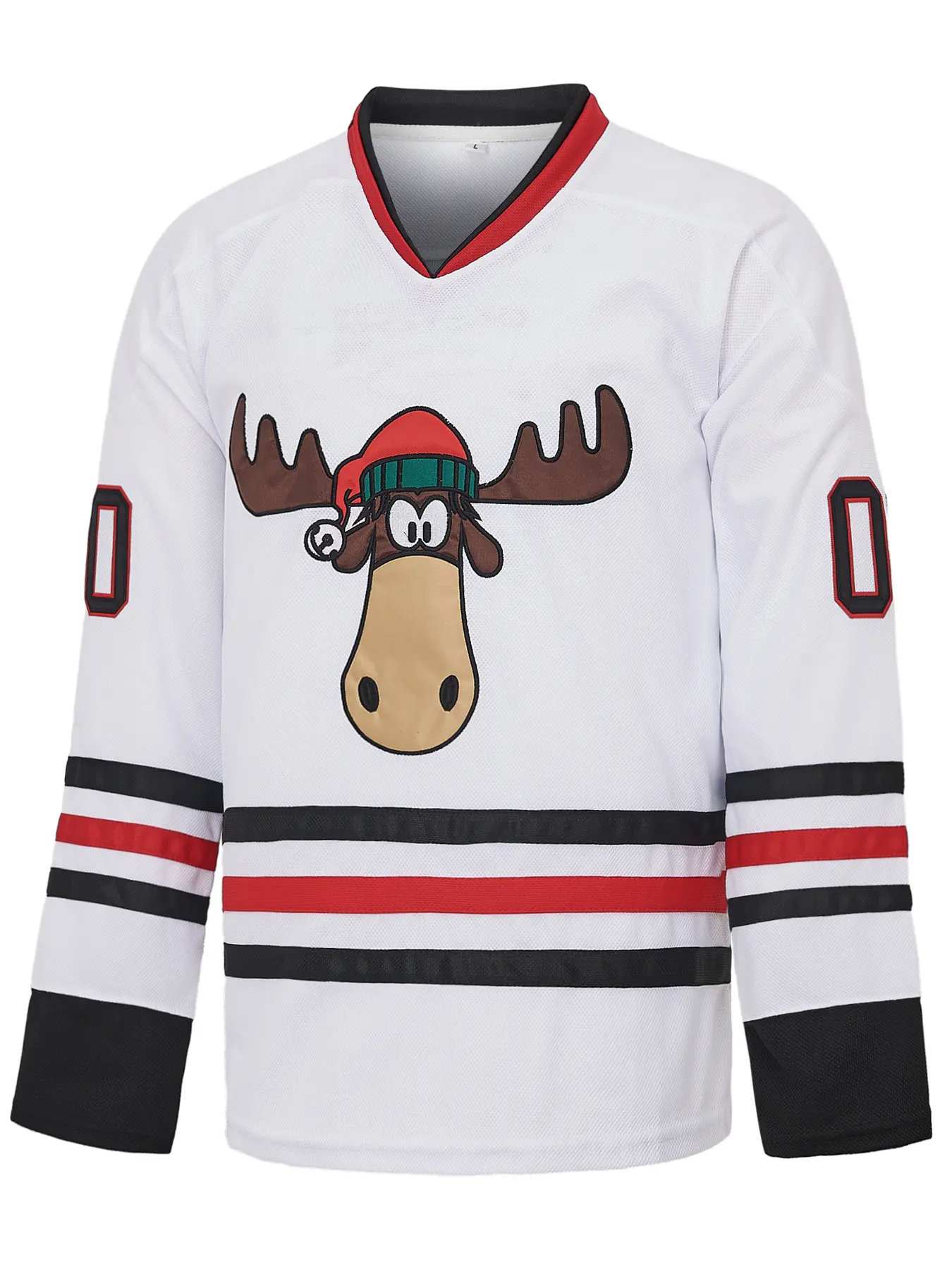 TikTokShopBlackFriday Hockey  Moose #00 Christmas Gift Embroidery S~3XL Thanksgiving Party Xmas Halloween Men's Griswold Jersey Vacation Breathable Football tiktokshopspringglowup