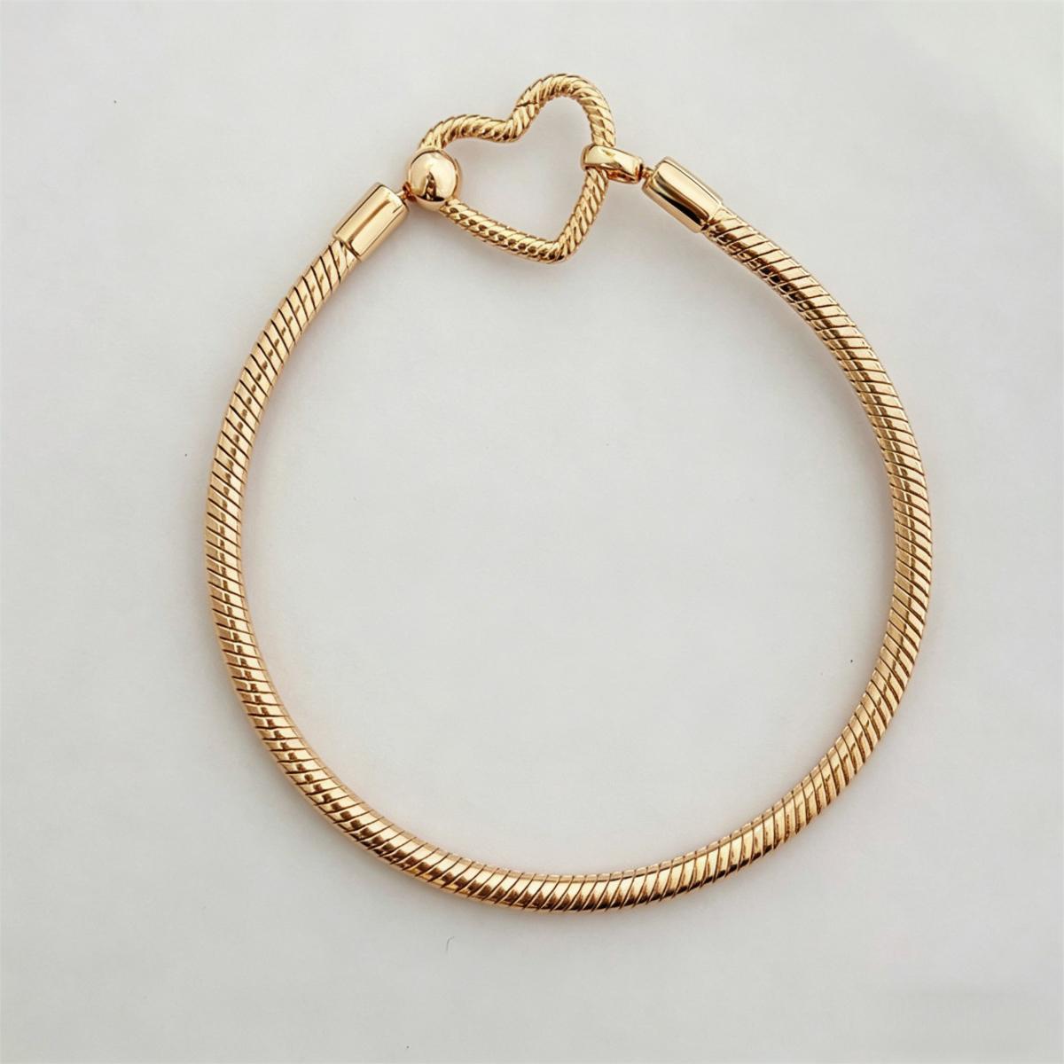 Valentine TO Heart Snake Chain DIY Bracelet Valentine TO Heart Snake Chain DIY Bracelet