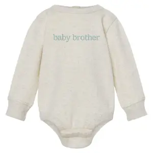Faux Embroidery Big/Little Brother/Sister Matching Tops