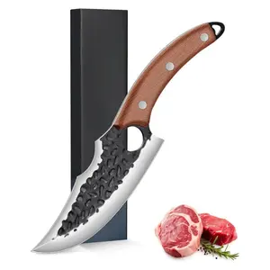 for Meat Cutting, Forged Style Knife for Cooking - High Carbon and Full Tang - Must Have Knife for Kitchen and  Gift,