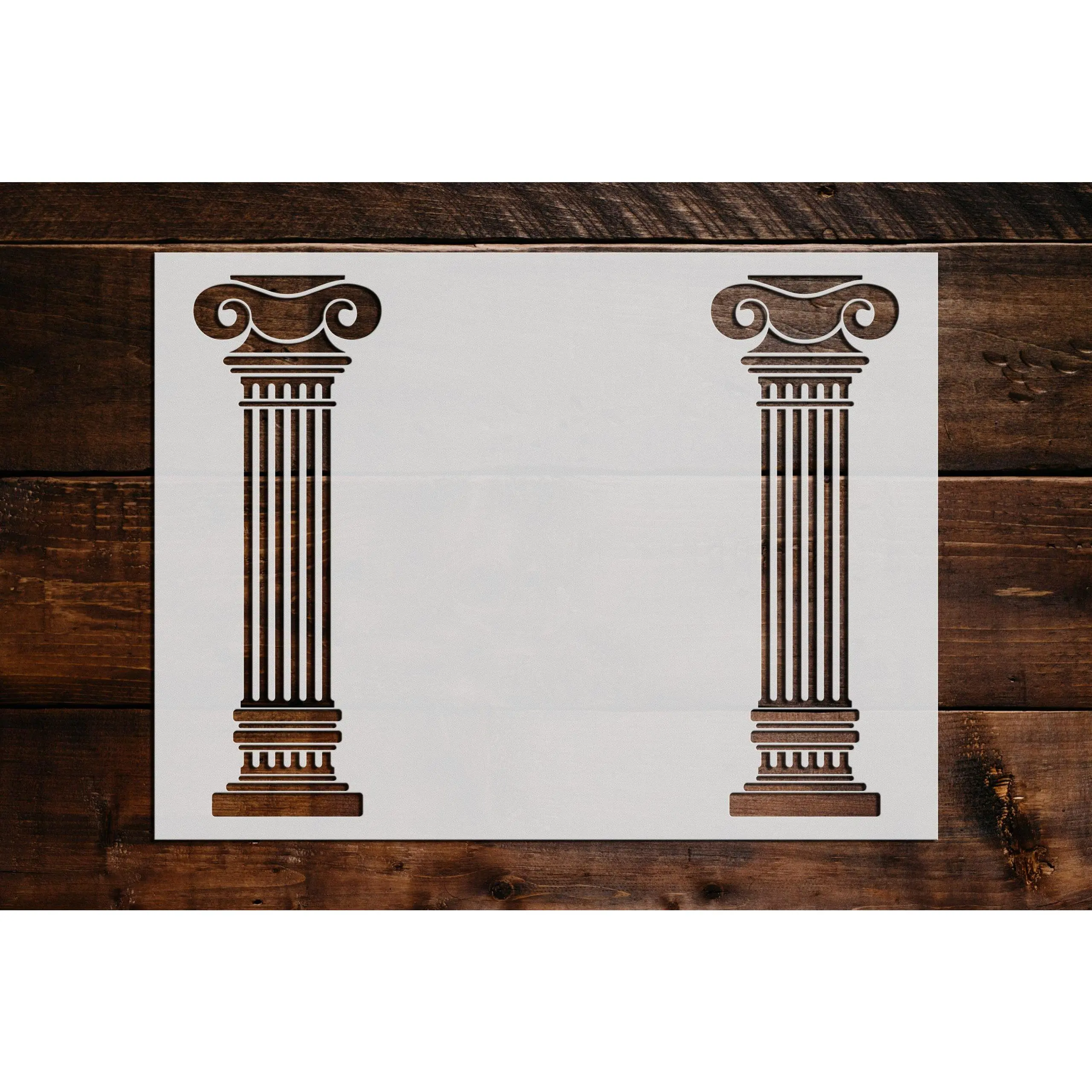 Columns Stencil - Art and Wall Stencil