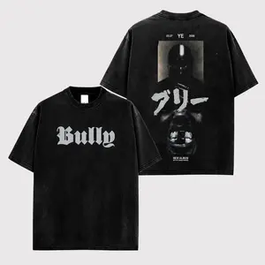 [StayFaded] Bully Album 2026 Premium Washed T-Shirt – Must-Have for Ye Fans & Hip-Hop Lovers V3, Double-sided design T-shirt, Vintage Graphic Tee, Perfect Gift for True Ye Stans. Top