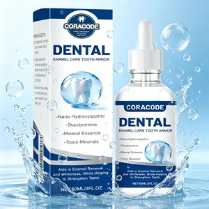 CORACODE Tooth Armor Liquid Drops 60ml – With Nano-Hydroxyapatite & Theobromine – Helps Support Enamel Strength, Reduce Sensitivity & Maintain Oral Health – Daily Dental Care for a Fresh, Healthy Smile