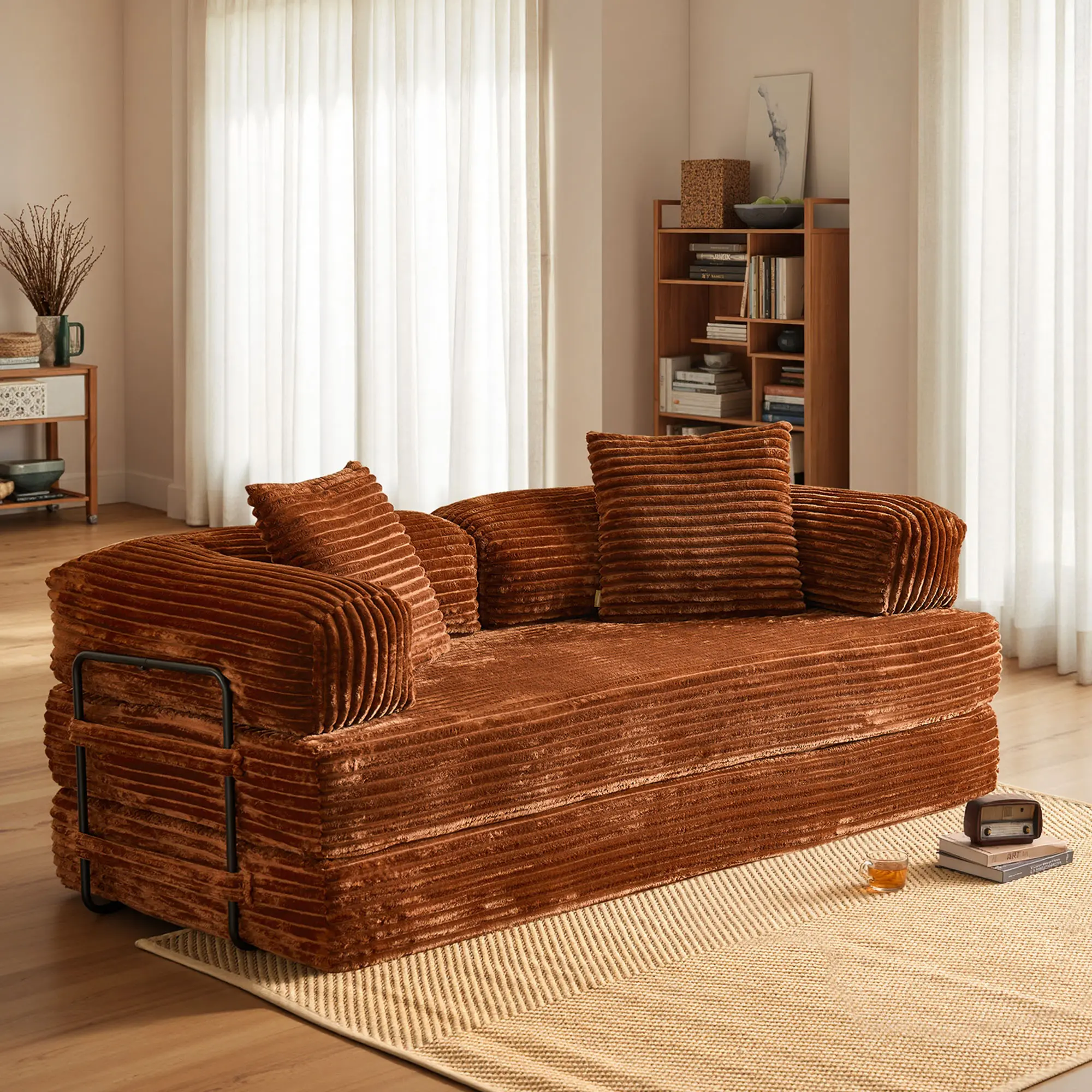 Brown Plush Corduroy