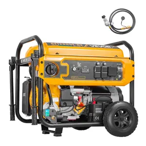 VEVOR Portable Generator, Gasoline 13500W Peak Watt, LPG 12000W Peak Watt Natural Gas 11000W Peak Watt Tri - Fuel Generator, Home Backup Generators with Electric Start, Gas, LPG Natural Gas PoweredVEVOR Super Brand Day