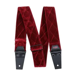 Coffin Case The Count Red Velvet 2" Guitar Strap
