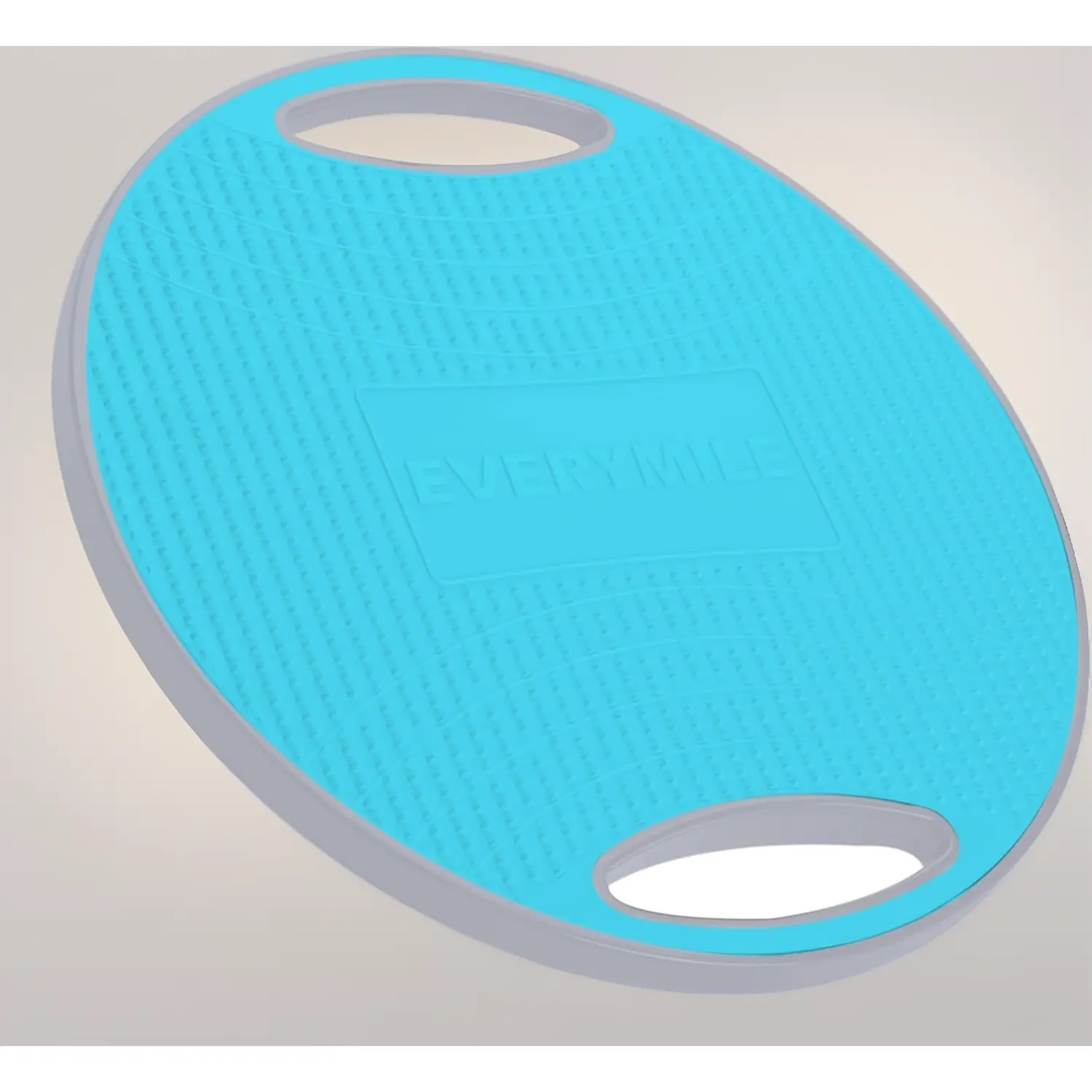 Balance Board with 2 Handles, Anti-Skid TPE Wobble Trainer for Core Training and Physical Therapy, 360-Degree Rotation Stability Disc for Home Workouts, Treats Patellar Tendonitis