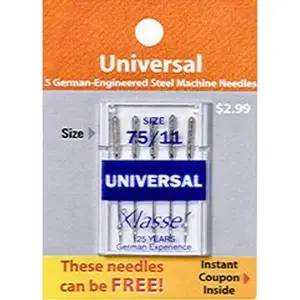 Klasse Size 75/11 Universal Sewing Machine Needles