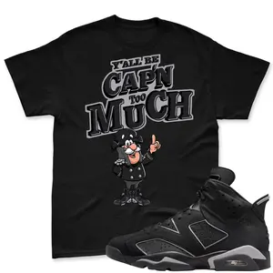 AJ 6 Cap And Gown Match Shirt, CAP'N MUCH! Graphic Tee, 90s HipHop Tee, Gift For Women and Men, Unisex T-Shirt, Cozy Gift