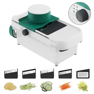 Multifunctional Vegetable Chopper 5-in-1 ️ Multifunctional Food Chopper Cut Chips/Slices/Shreds in 10s! Save Time for Cooking Gift Gift for Mom Mother's Day Gift for Women