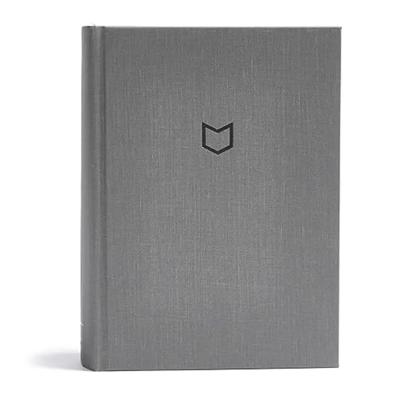 CSB He Reads Truth Bible, Charcoal Cloth Over Board, Black Letter, Wide Margins, Journaling Space, Illustrations, Reading Plans, Easy-to-Read Bible Se