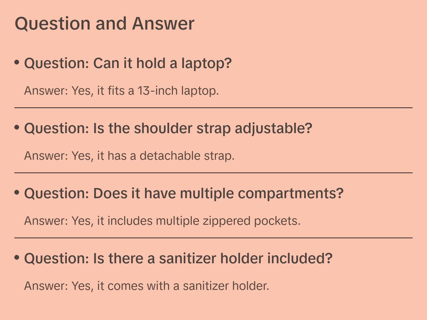 Sienna Nylon Backpack