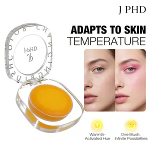 J PHD Color-Changing Blush Three-in-One Eye Shadow & Lipstick Temperature-Adaptive Lightweight Blendable Long-Lasting No Patchiness