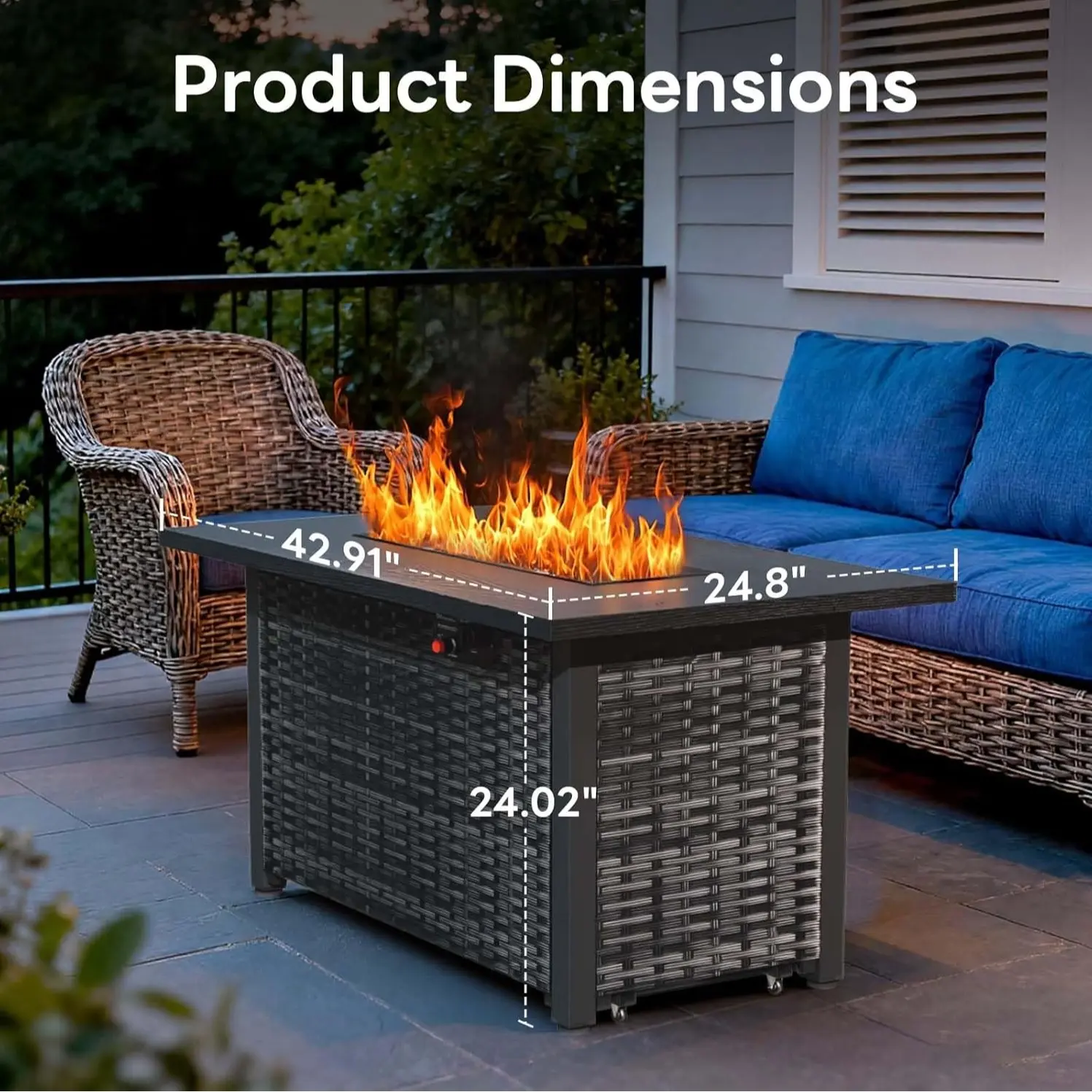 42-Inch(rattan weaving)