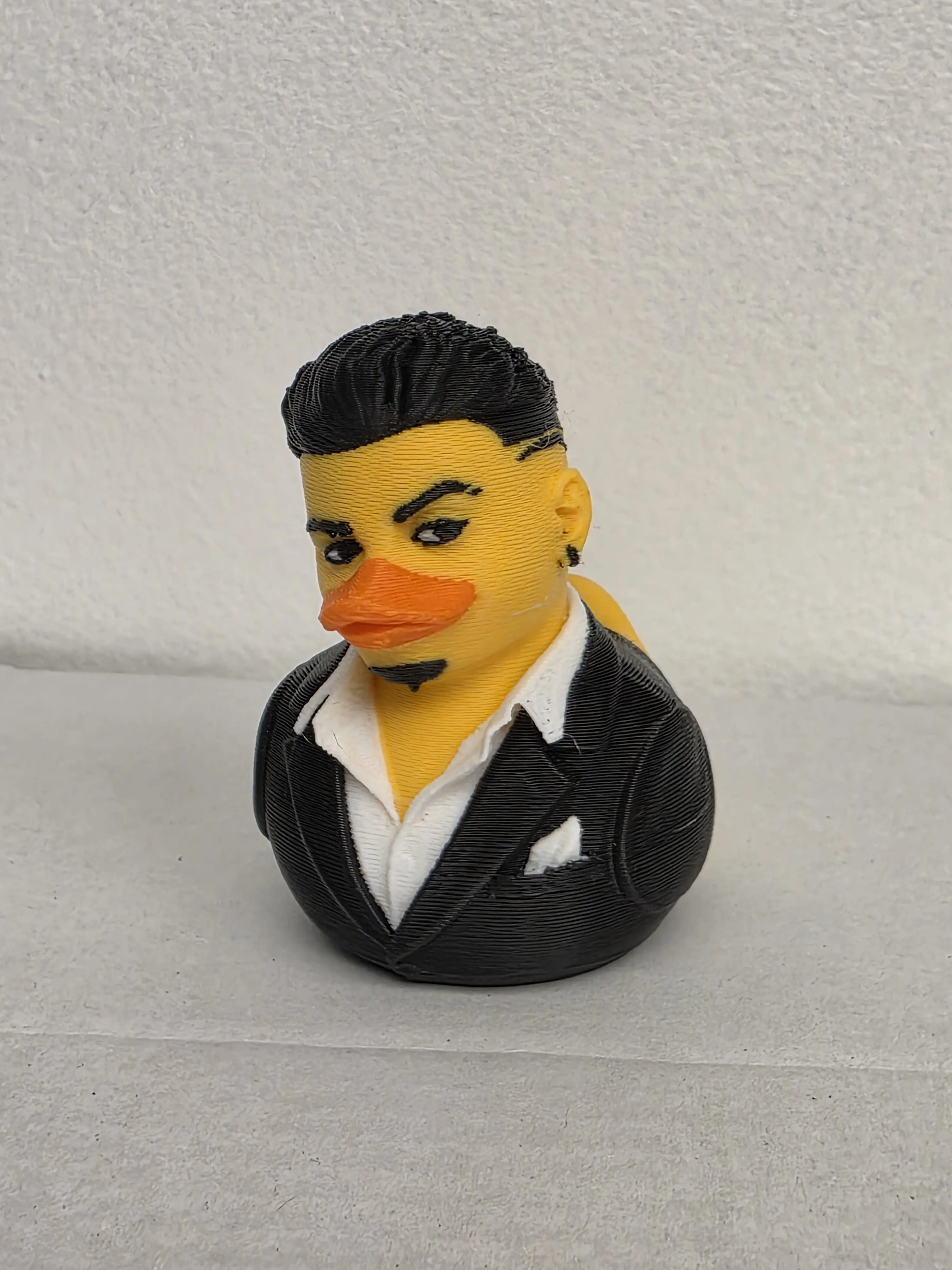 Rauw Duckjandro Character-Look 3D Printed Plastic Duck Fantasy Fan Art Model, Acrylic Fashion Accessory Keychains for Women