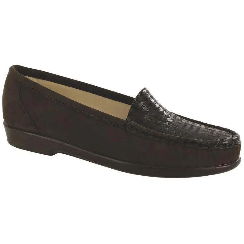 SAS Women's Simplify Loafer BROWN TETRIS