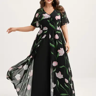 amazon ladies sun dresses OFEEFAN Summer for Women Elegant Classy Casual Italian Dress School Outfits for Teachers Women's Clothing Spring Sundress Beach Fashion Vacation Black Pleated Crew Neck Sleeveless Pockets S at Women's Clothing Maxi Dresses Plus Size Sun