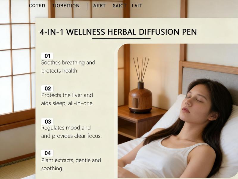 All-in-One Herbal Diffusion Pen  Supports Breathing, Sleep & Liver Health