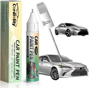 1J4 Silver Lining Metallic Touch Up Paint for Lexus, Color Accurate Car Paint Scratch Repair Pen, Quick & Easy Fix Automotive Chips and Nicks