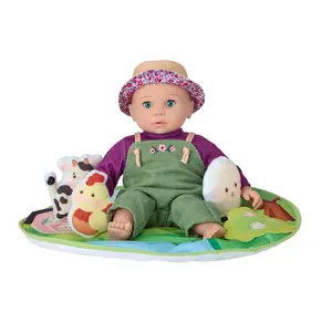 Madame Alexander 14-inch Sweet Smiles Baby Doll,Tummy Time
