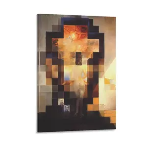 Salvador Dalis Art Print. Famous Oil Painting Reproduction. Portrait Canvas Wall Art for Living Room, Bedroom, Office. Poster Canvas Wall Art For Bedroom Decor Bar Office Room Decor Gift