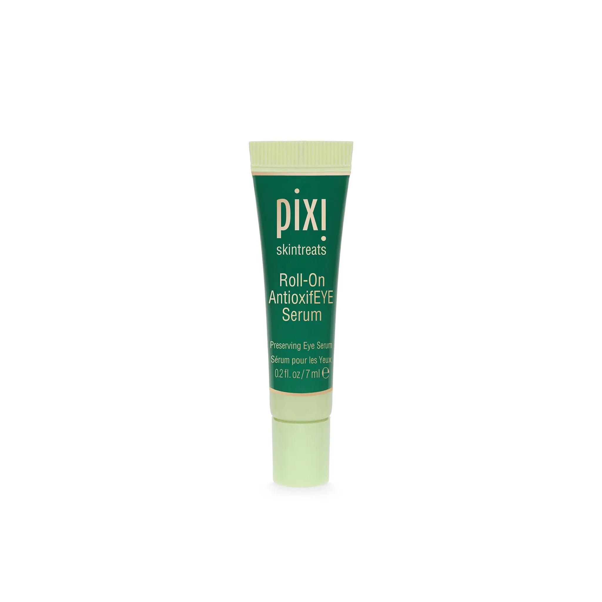 Pixi Vegan Roll-On Antioxidant Eye Serum, Petite Size, Fragrance-Free, Ceramides-Infused, Cruelty-Free