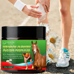 Horsehair Muscle Skin Dual Effect Cream, Nourishing Repair Soothing Pain Relief, Family Use, 100g Daily Massage Post-Exercise Healing