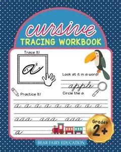 Cursive Handwriting Workbook for 3rd 4th 5th Grader: Alphabet Letter Cursive Tracing Book, Cursive handwriting workbook for kids