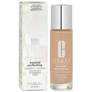 Clinique Beyond Perfecting Foundation & Concealer - # 01 Linen (VF-N) 30ml/1oz