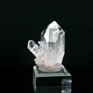 Pink Lemurian Quartz Crystal