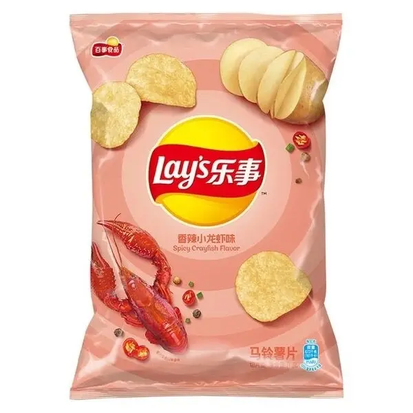 Lay's Spicy Crayfish flavor potato chips