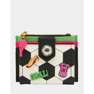 Betsey Johnson GOAL GETTER WALLET BLACK/WHITE