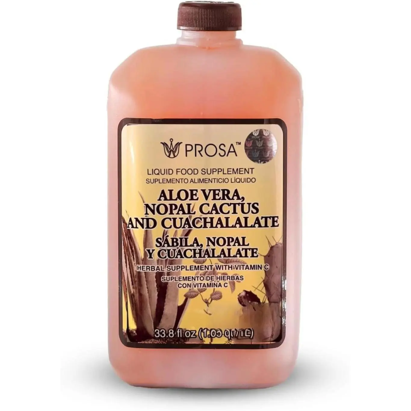 3 PACK) PROSA Aloe Vera, Nopal Cactus, and Cuachalalate Herbal Supplement   33.8 fl oz (1.05 qt / 1L)  with Vitamin C for Digestive & Immune Support -  TikTok Shop