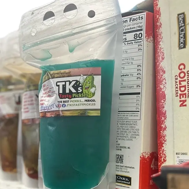 Blueberry Pickle Pouch