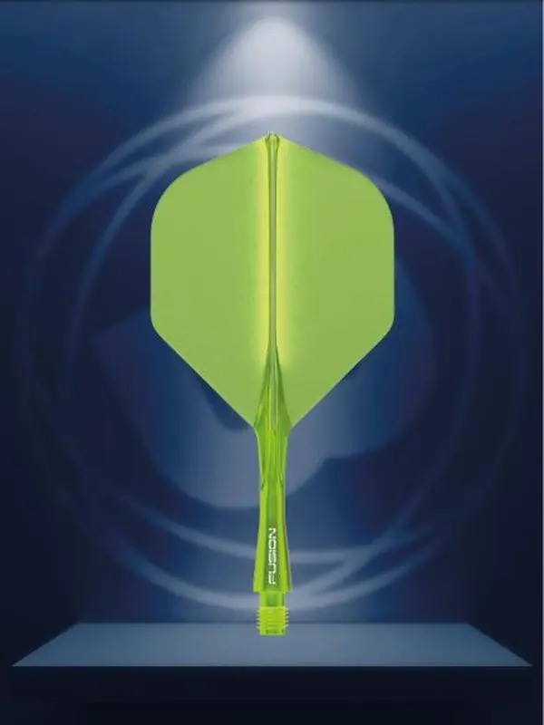 Winmau Fusion Integrated Flight & Shaft Fluoro Yellow Short Winmau Fusion Integrated Flight & Shaft Fluoro Yellow Short