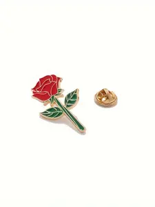 Tulip Design Brooch, Cute Flower Design Enamel Pin, Fashion Accessories for Women & Men, Trendy All-match & Exquisite Brooch for Birthday Gift, Jewelry